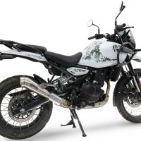 Esapament compatibil cu Royal Enfield Himalayan 450 2024 Evacuare slip-on omologata, inclusiv db killer detașabil și cot de legătură,Powercone Evo