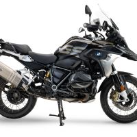 Esapament GPR compatibil cu Bmw R 1250 Gs -Adventure 2021 Evacuare slip-on omologata, inclusiv db killer detașabil și cot de legătură,Hyper Sonic Titanium
