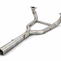 GPR exhaust compatible with Bmw R 1300 GS Adventure 2024-2026, Decatalizzatore Inox, Stainless steel Decat pipe 