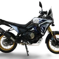 Esapament GPR compatibil cu Voge DS 800 Rally 2025 Evacuare slip-on omologata, inclusiv db killer detașabil și cot de legătură,Ghisa 