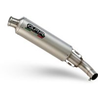 GPR exhaust compatible with Ducati Monster S2R  2004-2007, Inox Tondo, Mid-full system exhaust with dual homologated and legal silencers, including removable db killer 