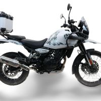 Top case GPR TECH  Royal Enfield Himalayan 450 2024/2025 e5 Plus Zilver Topcase din aluminiu, culoare argintie, cu placă specifică inclusă Capacitate 35 litri.