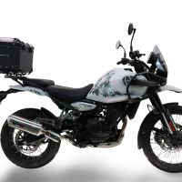 Top case GPR TECH  Royal Enfield Himalayan 450 2024/2025 e5 Plus Zwart Topcase din aluminiu, culoare neagră, cu placă specifică inclusă Capacitate 26 litri.
