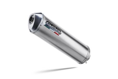 Exhaust compatible with Voge 300Rally 2022-2024, Satinox , Homologated legal slip-on exhaust including removable db killer, link pipe and catalyst