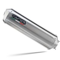 Esapament GPR compatibil cu Benelli Trk 502 2021 Evacuare slip-on omologata, inclusiv db killer detașabil, cot de legătură și catalizator,Satinox 