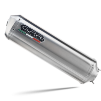 Exhaust compatible with Triumph Tiger 900 GT / Pro / Rally Pro 2024-2025, Satinox , Homologated legal slip-on exhaust including removable db killer and link pipe