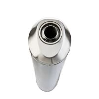 Esapament GPR compatibil cu Benelli Trk 502 2021 Evacuare slip-on omologata, inclusiv db killer detașabil, cot de legătură și catalizator,Satinox 
