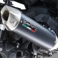 Esapament GPR compatibil cu Aprilia Sportcity 300 Street I.E. 2008 Sistem complet de evacuare legal omologat, inclusiv db killer detașabil,Furore-X Scooter