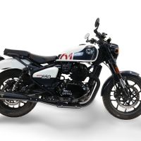 Esapament GPR compatibil cu Royal Enfield Shotgun 650 2024 Evacuare cu dublă omologare legală, inclusiv db killer detașabile, coturi de legătură și catalizatori,Ultracone Black