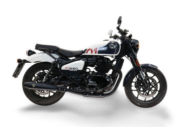 Esapament GPR compatibil cu Royal Enfield Shotgun 650 2024 Evacuare cu dublă omologare legală, inclusiv db killer detașabile, coturi de legătură și catalizatori,Ultracone Black