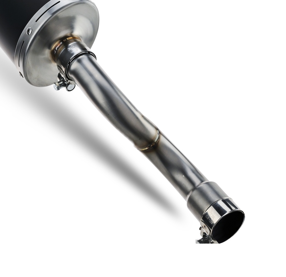 Esapament GPR compatibil cu Honda Forza 350 2021 Sistem de evacuare slip-on omologat, inclusiv db killer și catalizator detașabil,Furore-X Scooter