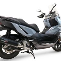   Sym ADX 300 2024 Evacuări slip-on de curse, inclusiv cot de legătură și db killer detașabil,Furore-X Scooter