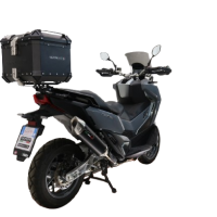 Top case GPR TECH  Sym ADX TG 400 2024/2026 e5 Plus Zwart Topcase din aluminiu, culoare neagră, cu placă specifică inclusă Capacitate 35 litri.