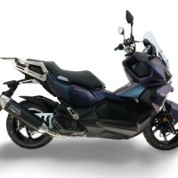 Esapament GPR compatibil cu Sym ADX 125 2024 Evacuare completă, inclusiv țeavă de legătură și db killer detașabil,Furore-X Scooter