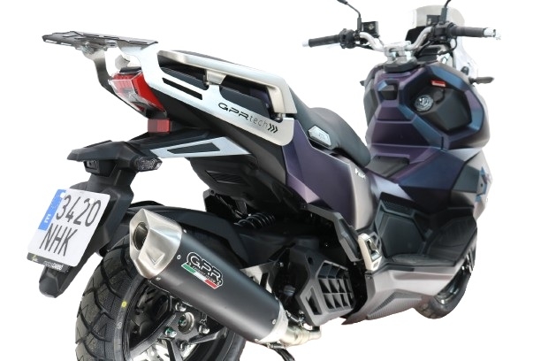 Esapament GPR compatibil cu Sym ADX 125 2024 Evacuare completă, inclusiv țeavă de legătură și db killer detașabil,Furore-X Scooter