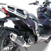 GPR exhaust compatible with Sym ADX 125 2024-2026, Furore-X Scooter, Full system exhaust including link pipe and removable db killer 