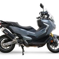 Esapament GPR compatibil cu Sym ADX TG 400 2024 Sistem de evacuare slip-on omologat, inclusiv db killer și catalizator detașabil  conform pentru inspecție,Furore-X Scooter