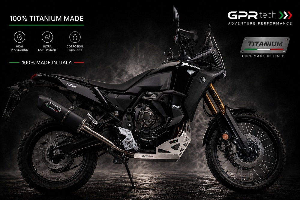 GPR TECH compatible with  Yamaha Tenere 700 2019/2020 e4 GPR TECH Titanium Skid plate 