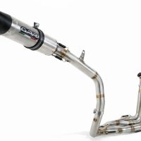 GPR exhaust compatible with Honda Cbr 600 Rr  2007-2023, Tiburon Titanium, Racing full system exhaust, including removable db killer 