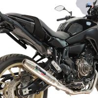 GPR exhaust compatible with Yamaha Tracer 7 2021-2024, Deeptone Inox, Racing full system exhaust  