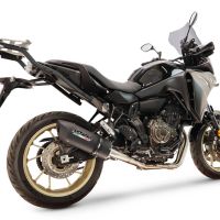 Esapament GPR compatibil cu Yamaha Tracer 700 2016 Sistem complet de evacuare Racing, inclusiv db killer detașabil,Furore Nero
