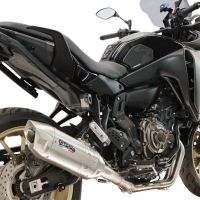 GPR exhaust compatible with Yamaha Tracer 700 2016-2019, Furore-X Inox, full system exhaust legal for UK and non-EU countries including removable db killer 