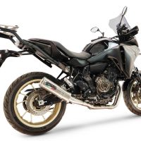 Esapament GPR compatibil cu Yamaha Tracer 700 2020 Sistem complet de evacuare legal pentru țările din Marea Britanie și din afara UE, inclusiv db killer detașabil,M3 Inox 