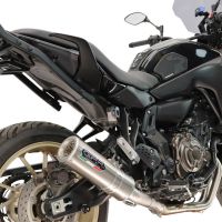 Esapament GPR compatibil cu Yamaha Tracer 700 2020 Sistem complet de evacuare legal pentru țările din Marea Britanie și din afara UE, inclusiv db killer detașabil,M3 Inox 