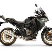 GPR exhaust compatible with Yamaha Tracer 700 2020-2021, Satinox , full system exhaust legal for UK and non-EU countries including removable db killer 