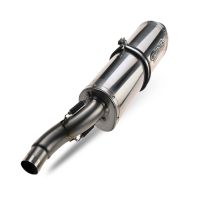 Esapament GPR compatibil cu Aprilia Rsv 1000 R Factory 2006 Evacuare cu dublă omologare legală, inclusiv db killers și coturi de legătură detașabile,Trioval
