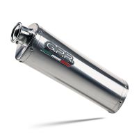 Esapament GPR compatibil cu Benelli Trk 502 2017 Evacuare slip-on omologata, inclusiv db killer detașabil, cot de legătură și catalizator,Trioval