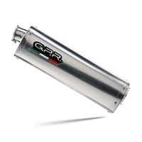 Esapament GPR compatibil cu Benelli Trk 502 2017 Evacuare slip-on omologata, inclusiv db killer detașabil, cot de legătură și catalizator,Trioval