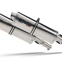 Esapament GPR compatibil cu Aprilia Rsv 1000 R Factory 2006 Evacuare cu dublă omologare legală, inclusiv db killers și coturi de legătură detașabile,Trioval