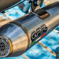 Exhaust compatible with Ural Gear Up 2017-2019, Ultracone, Homologated legal mid-full system exhaust including removable db killer