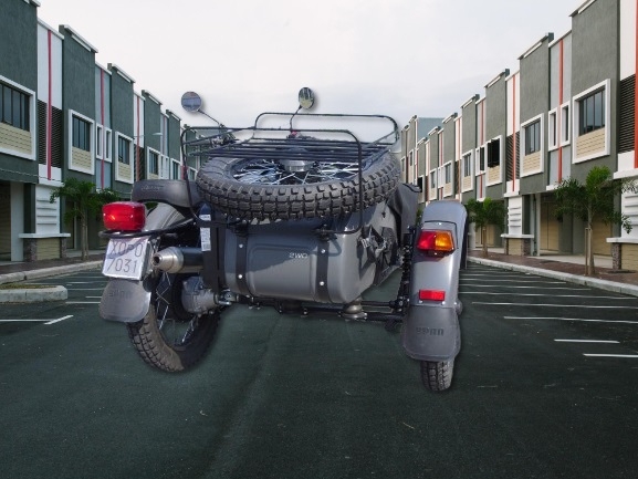 Exhaust compatible with Ural Gear Up 2017-2019, Ultracone, Homologated legal mid-full system exhaust including removable db killer