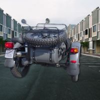 Exhaust compatible with Ural Gear Up 2017-2019, Ultracone, Homologated legal mid-full system exhaust including removable db killer