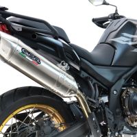 Esapament GPR compatibil cu Voge 625DSX 2024 Evacuare slip-on omologata, inclusiv db killer detașabil și cot de legătură,Furore-X Acciaio Inox