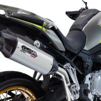 Esapament GPR compatibil cu Voge 900DSX 2024 Evacuare slip-on omologata, inclusiv db killer detașabil și cot de legătură,Furore-X Titanio