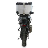 Top case GPR TECH  Voge DS 800 Rally 2025/2026 Zilver Topcase din aluminiu, culoare argintie, cu placă specifică inclusă Capacitate 35 litri.