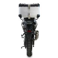 Top case GPR TECH  Voge DS 800 Rally 2025/2026 Zilver Topcase din aluminiu, culoare argintie, cu placă specifică inclusă Capacitate 45 litri.