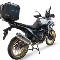 Top case GPR TECH  Voge DS 800 Rally 2025/2026 Zwart Topcase din aluminiu, culoare neagră, cu placă specifică inclusă Capacitate 45 litri.