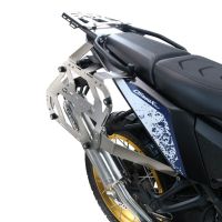 GPR TECH Uyumlu  Voge DS 800 Rally 2025/2026 Zwart Pereche de cutii laterale din aluminiu cu partea dreaptă conturată, culoare neagră, cu suport specific pentru geantă Capacitate 38 litri + 32 litri.