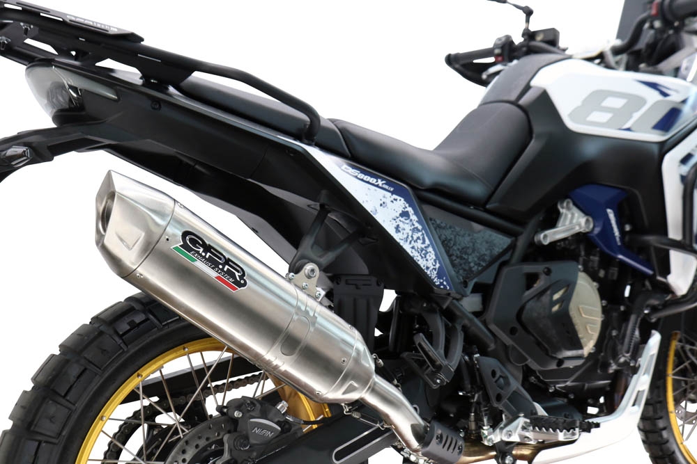 Esapament GPR compatibil cu Voge DS 800 Rally 2025 Evacuare slip-on omologata, inclusiv db killer detașabil și cot de legătură,Furore-X Acciaio Inox