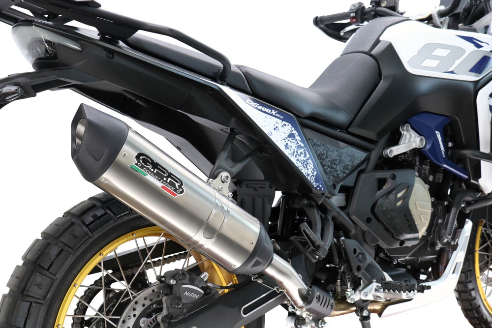 Esapament GPR compatibil cu Voge DS 800 Rally 2025 Evacuare slip-on omologata, inclusiv db killer detașabil și cot de legătură,Furore-X Titanio