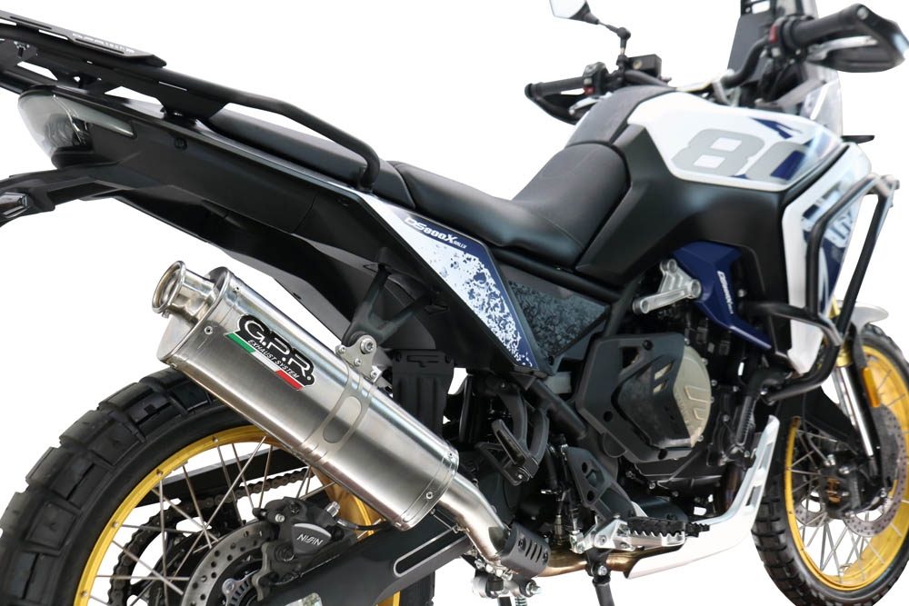 Esapament GPR compatibil cu Voge DS 800 Rally 2025 Evacuare slip-on omologata, inclusiv db killer detașabil și cot de legătură,Trioval