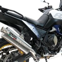 Esapament GPR compatibil cu Voge DS 800 Rally 2025 Evacuare slip-on omologata, inclusiv db killer detașabil și cot de legătură,Trioval