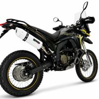 Esapament GPR compatibil cu Voge 300Rally 2025 Evacuare slip-on omologata, inclusiv db killer detașabil, cot de legătură și catalizator,Albus Evo4