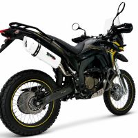 Esapament GPR compatibil cu Voge 300Rally 2025 Evacuare slip-on omologata, inclusiv db killer detașabil, cot de legătură și catalizator,Albus Evo4