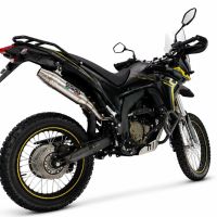 Esapament GPR compatibil cu Voge 300Rally 2025 Evacuare slip-on omologata, inclusiv db killer detașabil, cot de legătură și catalizator,Deeptone Inox