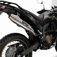Esapament GPR compatibil cu Voge 300Rally 2025 Evacuare slip-on omologata, inclusiv db killer detașabil, cot de legătură și catalizator,Deeptone Inox